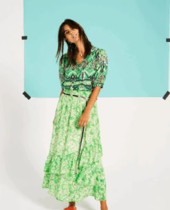 Moliin Caitlyn Bright Green Shirt