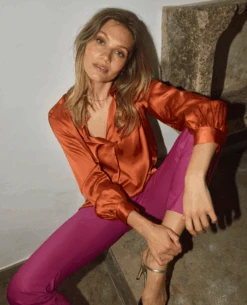 Mos Mosh Enfa Ochre Blouse