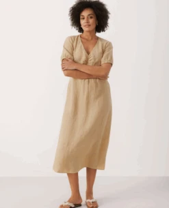 Part Two Althea Warm Sand Dress