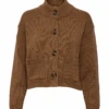 Part Two Clene Brown Cardigan