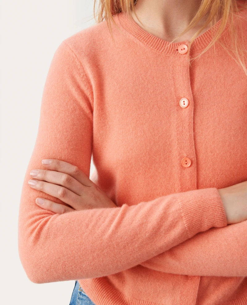 Part Two Crista Crabapple Cashmere Cardigan - Image 2