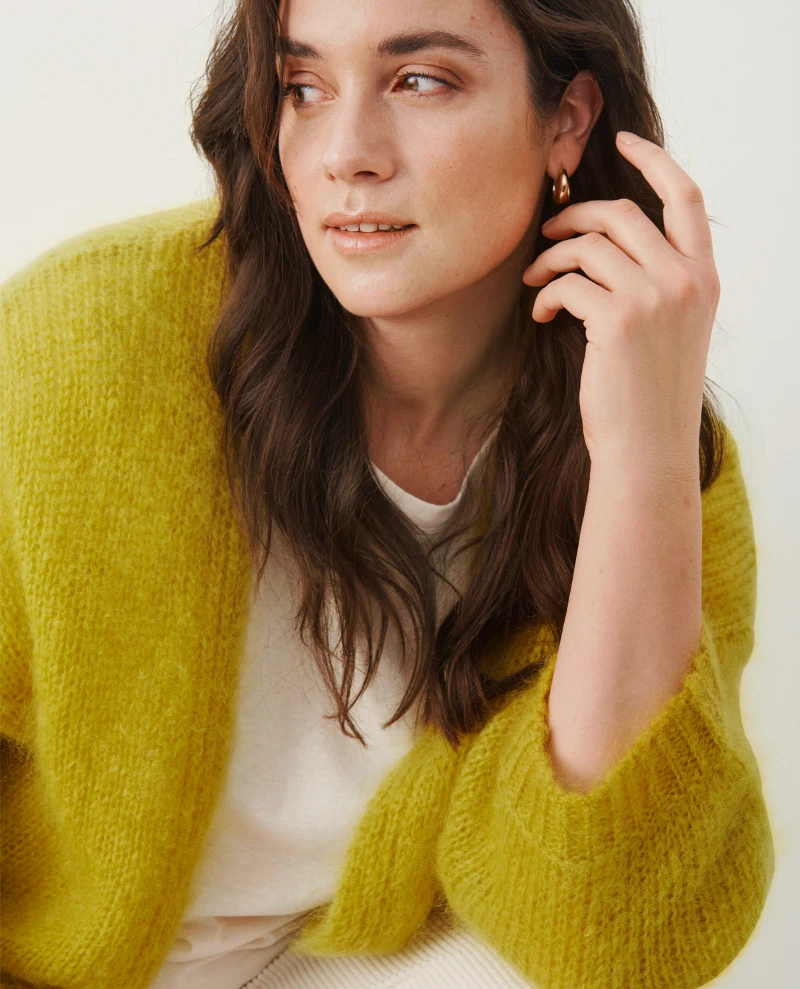 Part Two Rastina Antique Moss Cardigan - Image 2