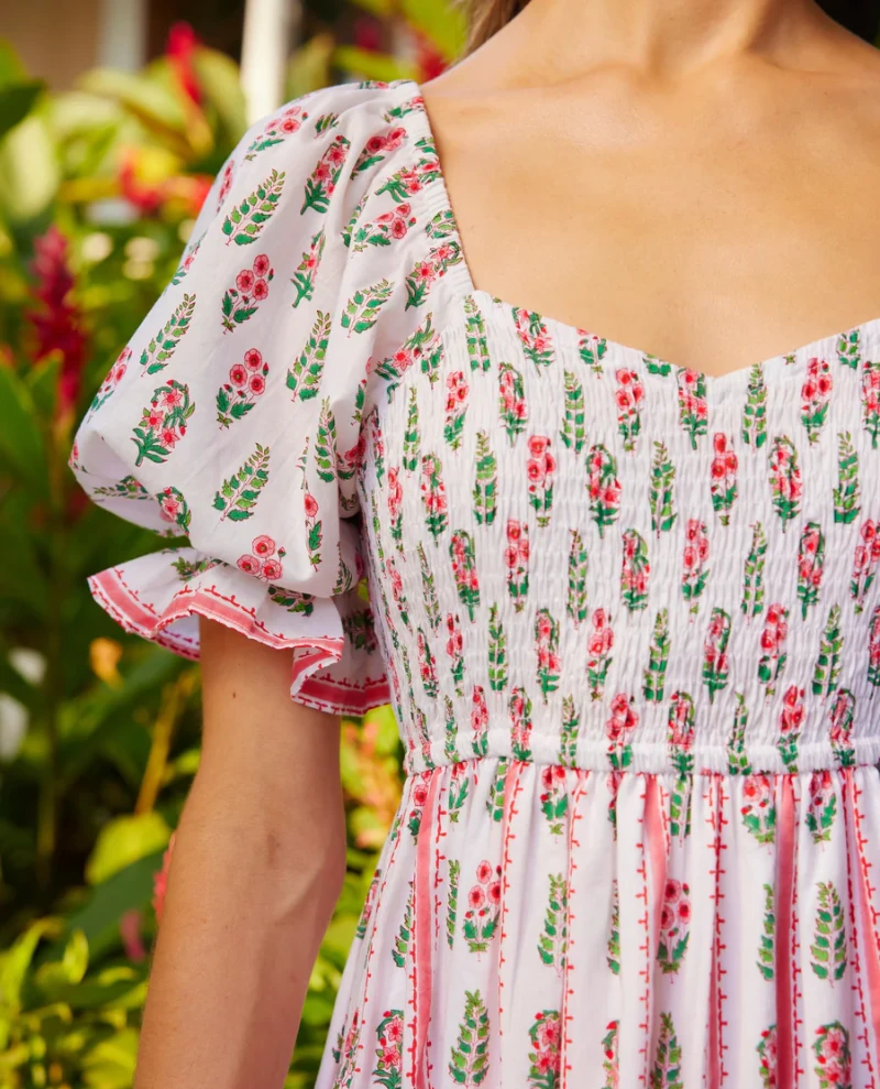 Pink City Prints Cindy Sweetheart Pink Mix Dress - Image 2