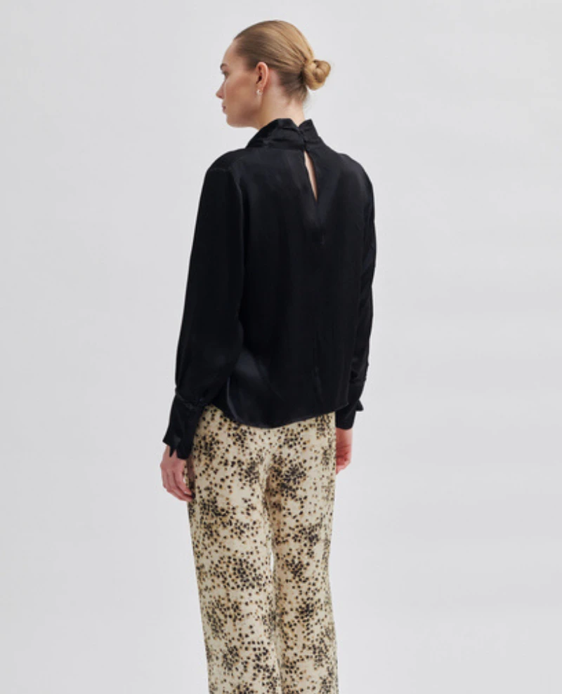 Second Female Fearless Black Blouse - Image 5