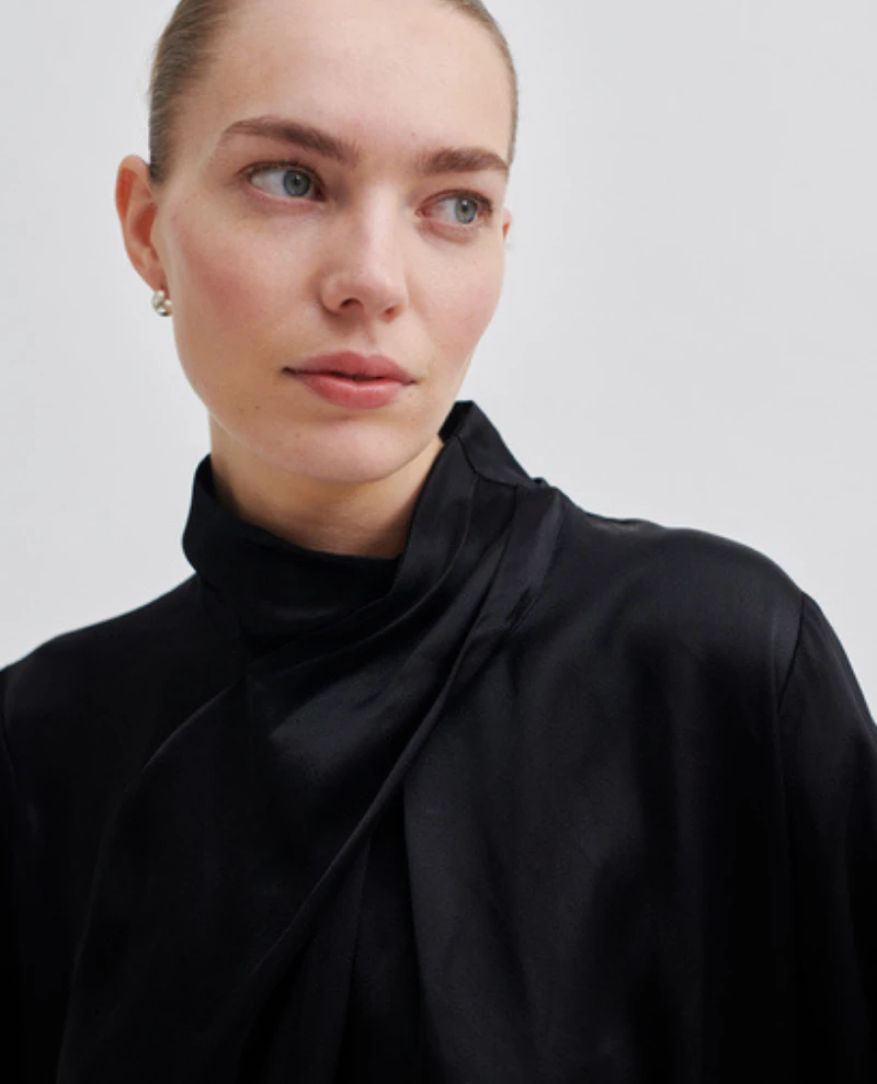 Second Female Fearless Black Blouse - Image 3
