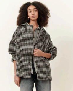 Sessun Chef Sand Black Coat