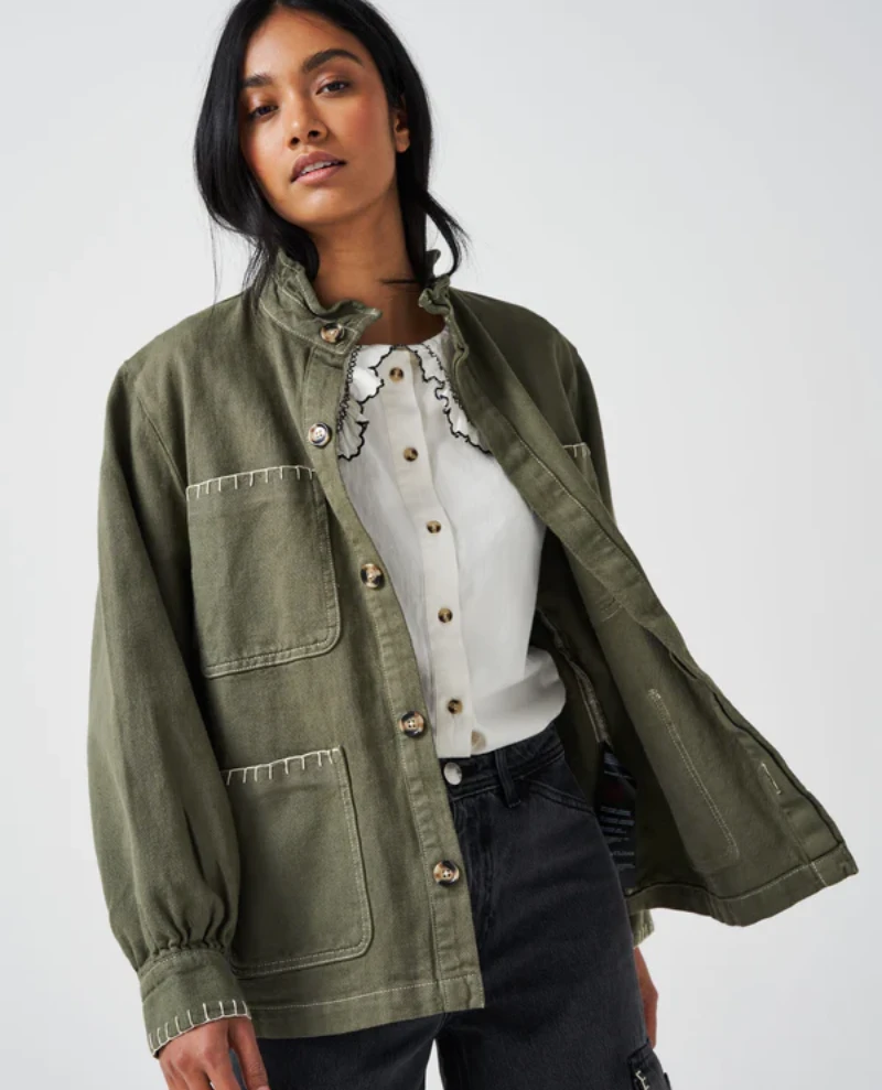 Seventy And Mochi Pablo Khaki Jacket