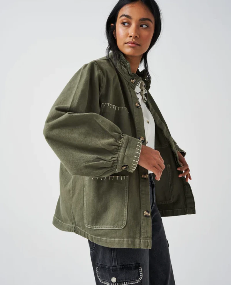 Seventy And Mochi Pablo Khaki Jacket - Image 3