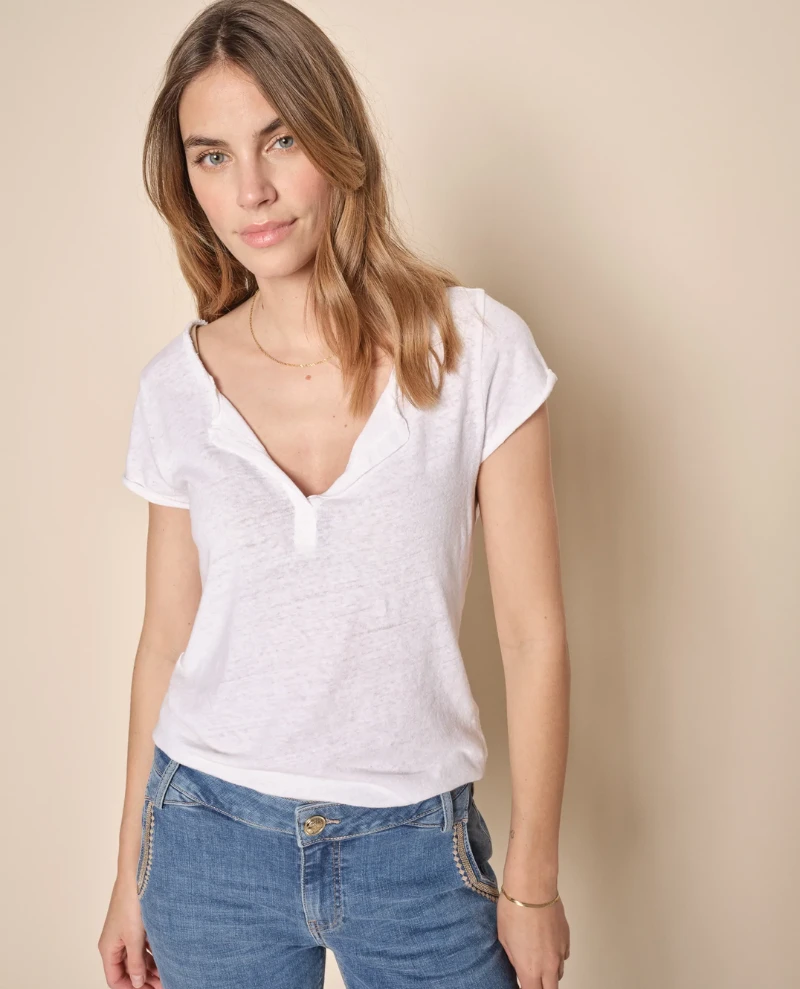 Mos Mosh Troy White T-Shirt