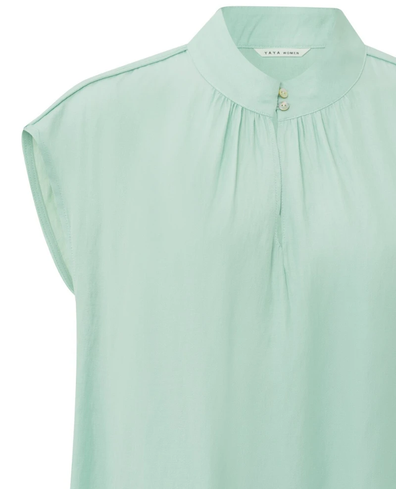 Yaya Harbor Grey Blue Top - Image 3