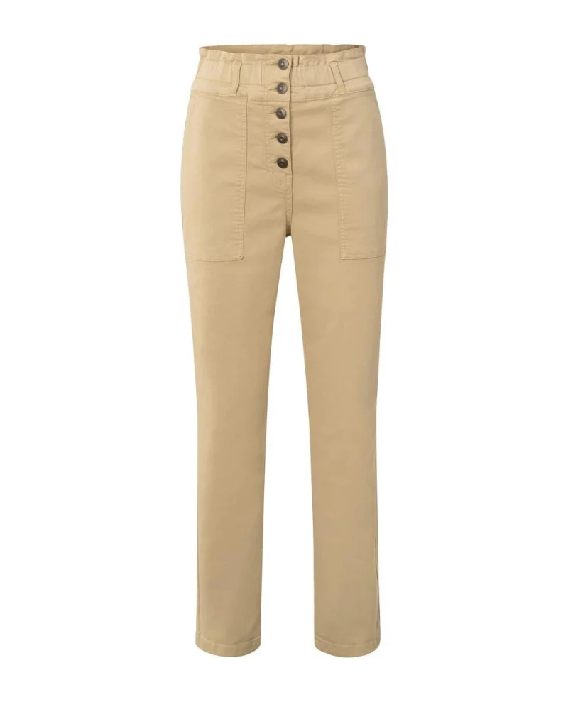 Yaya Safari Sand Cargo Trousers - Image 3