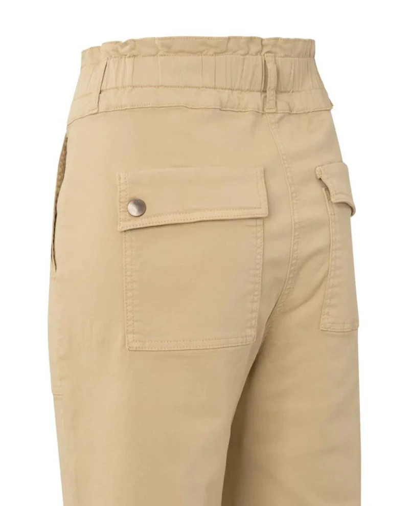 Yaya Safari Sand Cargo Trousers - Image 5