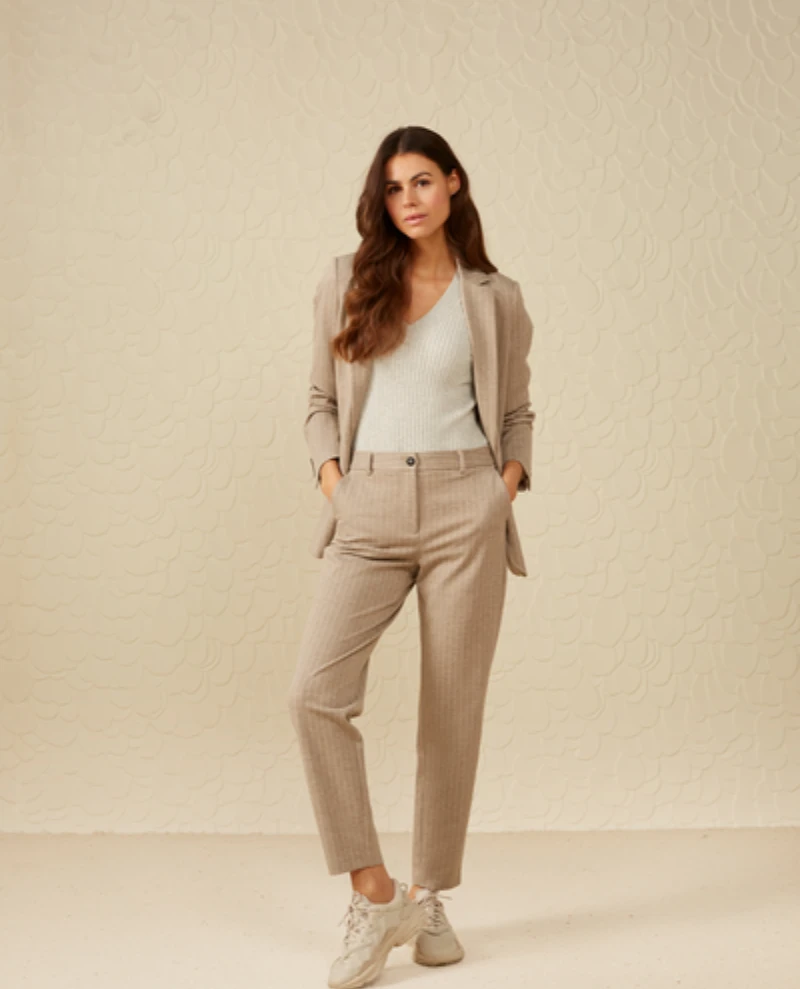 Yaya Brown Soft Trousers