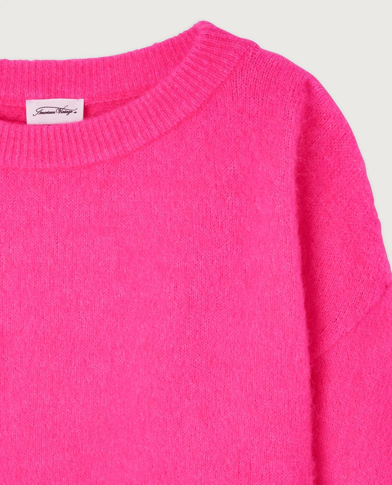 American Vintage Vitow Fluro Rose Knit - Image 2