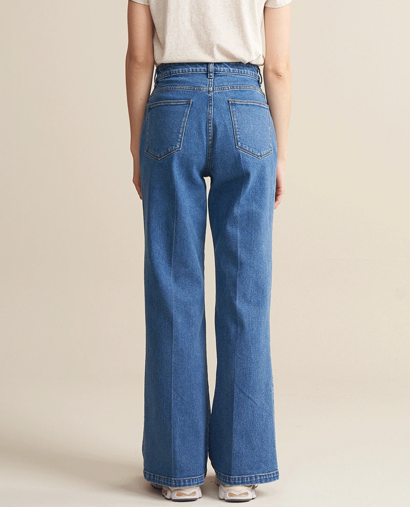 Bellerose Park Blue Stone Jeans - Image 3