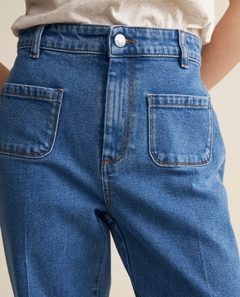 Bellerose Park Blue Stone Jeans - Image 2