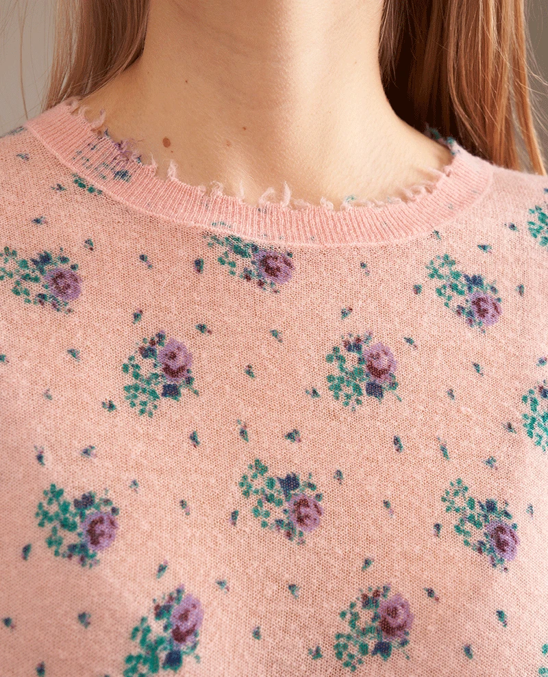 Bellerose Rybbe Rose Pink Knit - Image 2