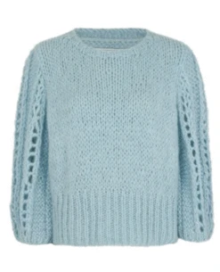 Dawn X Dare Apricot Ice Blue Knit