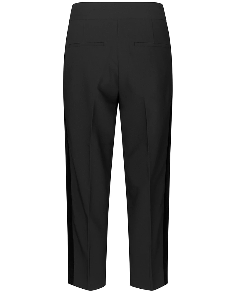 Second Female Elvie Black Cropped Trousers - Image 2