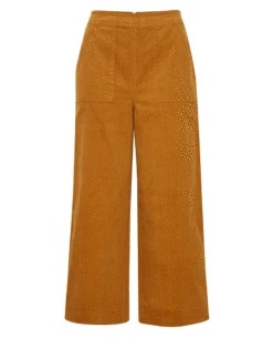 Ichi Cassia Spice Brown Trousers
