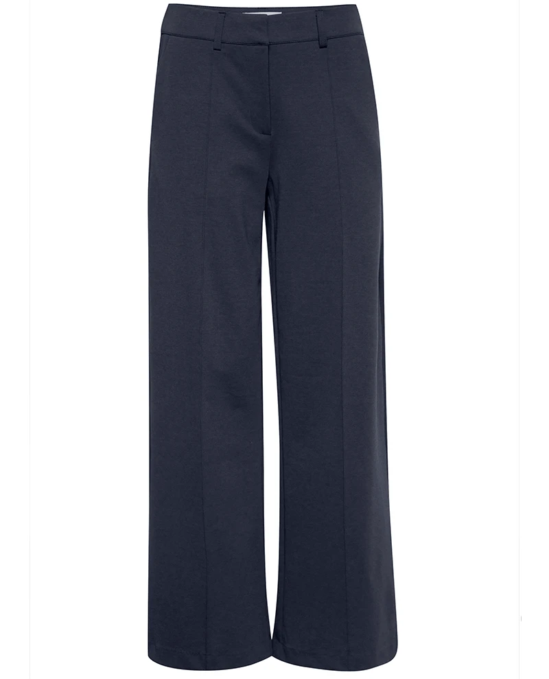 Ichi Kate Office Navy Trousers - Image 2