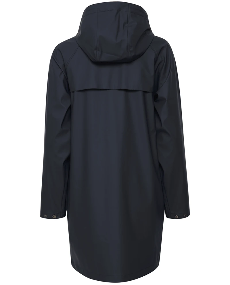 Ichi Tazi Navy Rain Jacket - Image 3