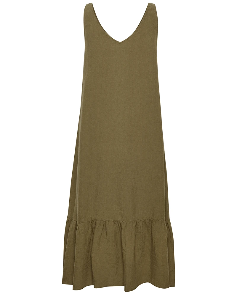 Part Two Ilu Olive Dress - Image 2