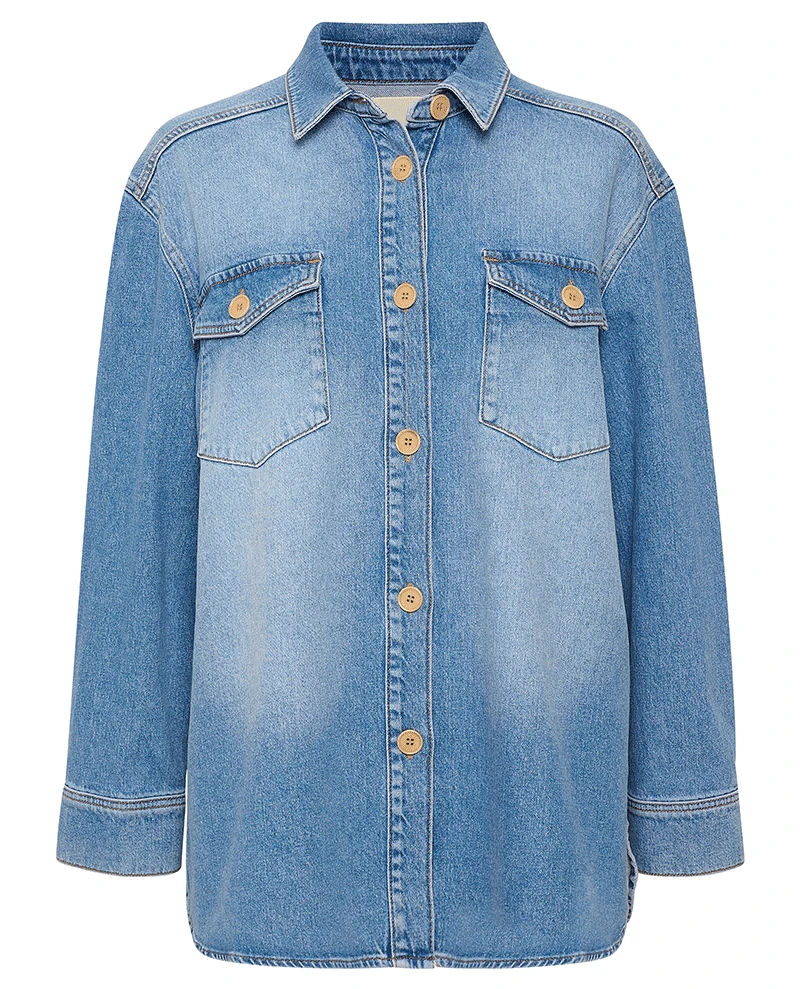 Part Two Berra Denim Shirt - Image 2