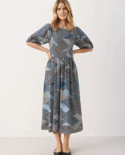 Part Two Boanna Navy Dress