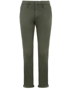 Reiko Sandy Army Green Chino Trousers