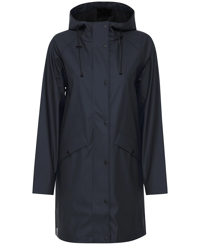 Ichi Tazi Navy Rain Jacket - Image 2