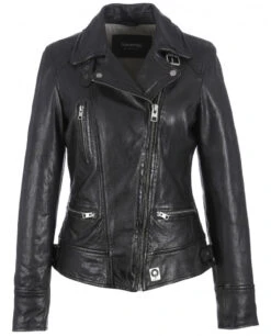 Oakwood Video Black Leather Jacket